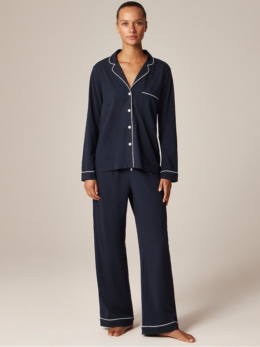 J.Crew Vintage-style cotton PJ set